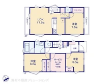 【神奈川県/横浜市保土ケ谷区狩場町】横浜市保土ケ谷区狩場町 新築一戸建て 間取り図
