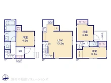 【神奈川県/横浜市神奈川区入江】横浜市神奈川区入江1丁目 新築一戸建て 間取り図