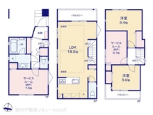 【神奈川県/横浜市神奈川区松見町】横浜市神奈川区松見町3丁目 新築一戸建て 間取り図