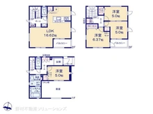 【神奈川県/藤沢市湘南台】藤沢市湘南台4丁目 新築一戸建て 間取り図