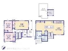 【神奈川県/藤沢市本鵠沼】藤沢市本鵠沼5丁目 新築一戸建て 間取り図