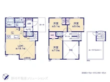 【神奈川県/藤沢市本鵠沼】藤沢市本鵠沼5丁目 新築一戸建て 間取り図