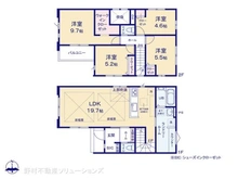 【神奈川県/藤沢市羽鳥】藤沢市羽鳥2丁目 新築一戸建て 間取り図