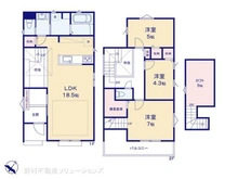 【神奈川県/藤沢市辻堂元町】藤沢市辻堂元町5丁目 新築一戸建て 間取り図