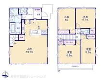 【神奈川県/茅ヶ崎市小和田】茅ヶ崎市小和田3丁目 新築一戸建て 間取り図