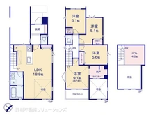 【神奈川県/鎌倉市津】鎌倉市津 新築一戸建て 間取り図