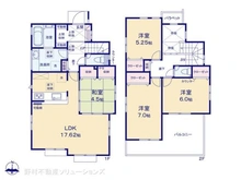 【神奈川県/藤沢市本藤沢】藤沢市本藤沢2丁目 新築一戸建て 間取り図