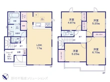 【神奈川県/茅ヶ崎市代官町】茅ヶ崎市代官町 新築一戸建て 間取り図