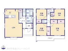 【神奈川県/藤沢市下土棚】藤沢市下土棚 新築一戸建て 間取り図