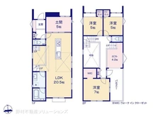 【神奈川県/鎌倉市鎌倉山】鎌倉市鎌倉山4丁目 新築一戸建て 間取り図