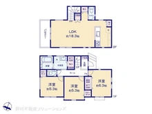 【神奈川県/藤沢市弥勒寺】藤沢市弥勒寺3丁目 新築一戸建て 間取り図