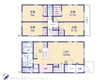 【神奈川県/藤沢市本藤沢】藤沢市本藤沢2丁目 新築一戸建て 間取り図