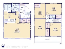 【神奈川県/茅ヶ崎市高田】茅ヶ崎市高田3丁目 新築一戸建て 間取り図