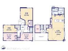 【神奈川県/茅ヶ崎市矢畑】茅ヶ崎市矢畑 新築一戸建て 間取り図