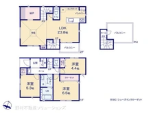 【神奈川県/藤沢市辻堂東海岸】藤沢市辻堂東海岸1丁目 新築一戸建て 間取り図