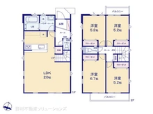 【神奈川県/藤沢市天神町】藤沢市天神町3丁目 新築一戸建て 間取り図