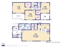 【神奈川県/藤沢市羽鳥】藤沢市羽鳥5丁目 新築一戸建て 間取り図
