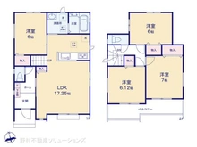【神奈川県/藤沢市鵠沼海岸】藤沢市鵠沼海岸6丁目 新築一戸建て 間取り図