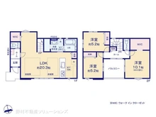 【神奈川県/藤沢市本藤沢】藤沢市本藤沢2丁目 新築一戸建て 間取り図