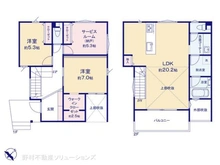 【神奈川県/藤沢市鵠沼松が岡】藤沢市鵠沼松が岡2丁目 新築一戸建て 間取り図
