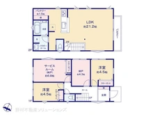【神奈川県/藤沢市辻堂東海岸】藤沢市辻堂東海岸1丁目 新築一戸建て 間取り図