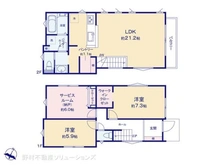 【神奈川県/藤沢市辻堂東海岸】藤沢市辻堂東海岸1丁目 新築一戸建て 間取り図