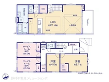 【神奈川県/茅ヶ崎市高田】茅ヶ崎市高田4丁目 新築一戸建て 間取り図