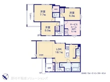 【神奈川県/鎌倉市津西】鎌倉市津西1丁目 新築一戸建て 間取り図