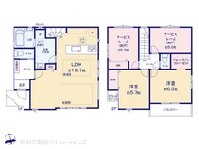 【神奈川県/藤沢市石川】藤沢市石川3丁目 新築一戸建て 間取り図