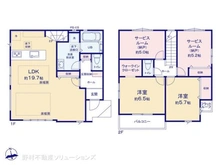 【神奈川県/藤沢市石川】藤沢市石川3丁目 新築一戸建て 間取り図