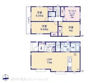 【神奈川県/茅ヶ崎市東海岸南】茅ヶ崎市東海岸南4丁目 新築一戸建て 間取り図