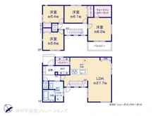 【神奈川県/鎌倉市津西】鎌倉市津西2丁目 新築一戸建て 間取り図