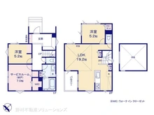 【神奈川県/藤沢市羽鳥】藤沢市羽鳥3丁目 新築一戸建て 間取り図