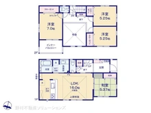 【神奈川県/茅ヶ崎市室田】茅ヶ崎市室田3丁目 新築一戸建て 間取り図