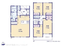 【神奈川県/藤沢市本藤沢】藤沢市本藤沢2丁目 新築一戸建て 間取り図