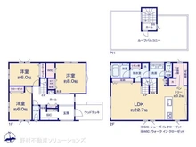 【神奈川県/藤沢市片瀬山】藤沢市片瀬山5丁目 新築一戸建て 間取り図