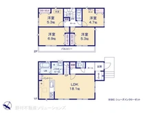 【神奈川県/鎌倉市腰越】鎌倉市腰越2丁目 新築一戸建て 間取り図