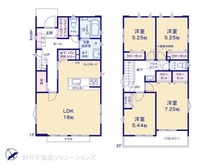 【神奈川県/藤沢市本鵠沼】藤沢市本鵠沼2丁目 新築一戸建て 間取り図