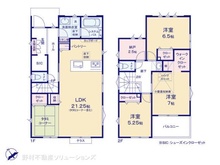【神奈川県/藤沢市本鵠沼】藤沢市本鵠沼2丁目 新築一戸建て 間取り図