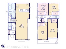 【神奈川県/茅ヶ崎市常盤町】茅ヶ崎市常盤町 新築一戸建て 間取り図