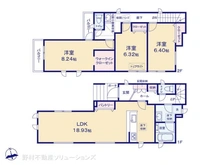 【神奈川県/藤沢市善行】藤沢市善行1丁目 中古一戸建て 間取り図