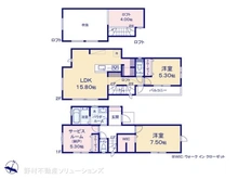 【神奈川県/藤沢市善行】藤沢市善行2丁目 中古一戸建て 間取り図