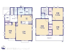 【神奈川県/藤沢市鵠沼神明】藤沢市鵠沼神明4丁目 新築一戸建て 間取り図