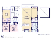 【神奈川県/茅ヶ崎市松が丘】茅ヶ崎市松が丘2丁目 新築一戸建て 間取り図