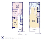 【神奈川県/藤沢市辻堂太平台】藤沢市辻堂太平台2丁目 新築一戸建て 間取り図
