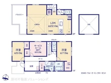 【神奈川県/藤沢市片瀬】藤沢市片瀬4丁目 新築一戸建て 間取り図