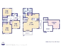 【神奈川県/藤沢市羽鳥】藤沢市羽鳥3丁目 新築一戸建て 間取り図