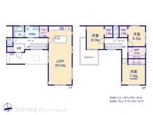 【神奈川県/鎌倉市稲村ガ崎】鎌倉市稲村ガ崎5丁目 新築一戸建て 間取り図