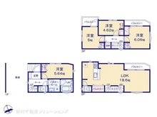 【神奈川県/藤沢市藤沢】藤沢市藤沢1丁目 新築一戸建て 間取り図