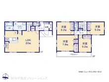 【神奈川県/藤沢市善行坂】藤沢市善行坂2丁目 新築一戸建て 間取り図